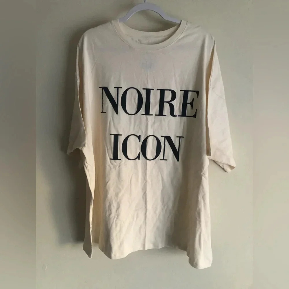 Women’s graphic t-shirt Noire Icon plus size XXL